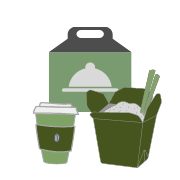 Déchets d&aposemballages de la restauration rapide et à emporter